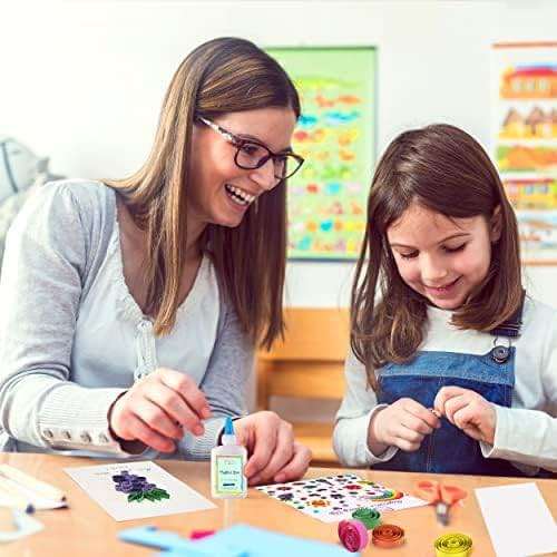 MY CREATIVE CAMP Beginner's Quilling Kit for Kids and Adults, DIY Craft Kit for Kids and Adults, Paper Quilling Kit for Beginners with Tools, Instructions & Storage Box, Makes 10+ Fun Projects - Image 7