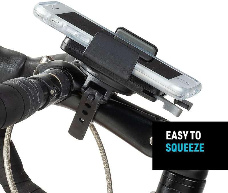 Nite Ize Squeeze Rotating Smartphone Bar Mount, Universal Bike Phone Holder For Bar or Stem, Compatible With MagSafe iPhone 12 Pro Max/Mini/Galaxy/Edge/Google Pixel and more - Image 4