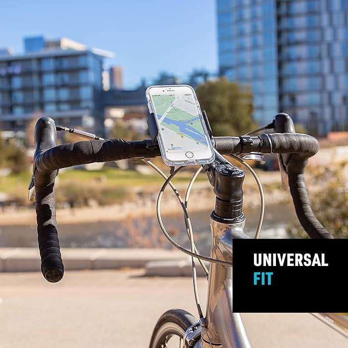 Nite Ize Squeeze Rotating Smartphone Bar Mount, Universal Bike Phone Holder For Bar or Stem, Compatible With MagSafe iPhone 12 Pro Max/Mini/Galaxy/Edge/Google Pixel and more - Image 5