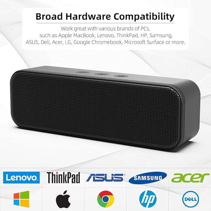 LIELONGREN [Newer] USB Computer Speaker for Desktop, Laptop Speaker, PC Speaker, Small Computer Soundbar with Hi-Quality Sound, Loud Control Volume, Rich Bass - Image 5