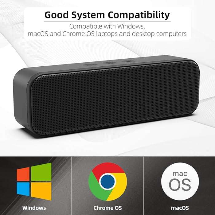 LIELONGREN [Newer] USB Computer Speaker for Desktop, Laptop Speaker, PC Speaker, Small Computer Soundbar with Hi-Quality Sound, Loud Control Volume, Rich Bass - Image 6