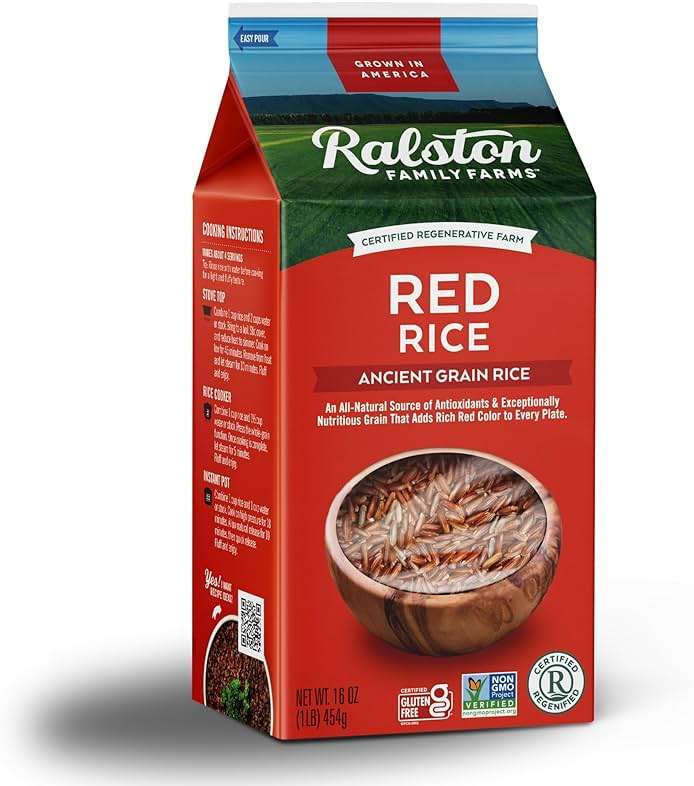 Ralston Family Farms Red Rice, 16 oz Carton: 6 Pack, American Grown, Non-GMO, Naturally Gluten Free - Image 2