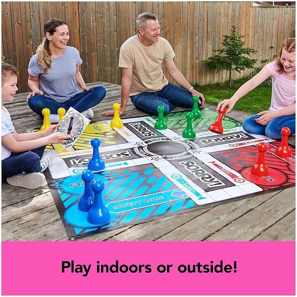 Giant Sorry Classic Family Board Game Indoor Outdoor Retro Party Activity Summer Toy with Oversized Gameboard, for Adults and Kids Ages 6 and up - Image 6