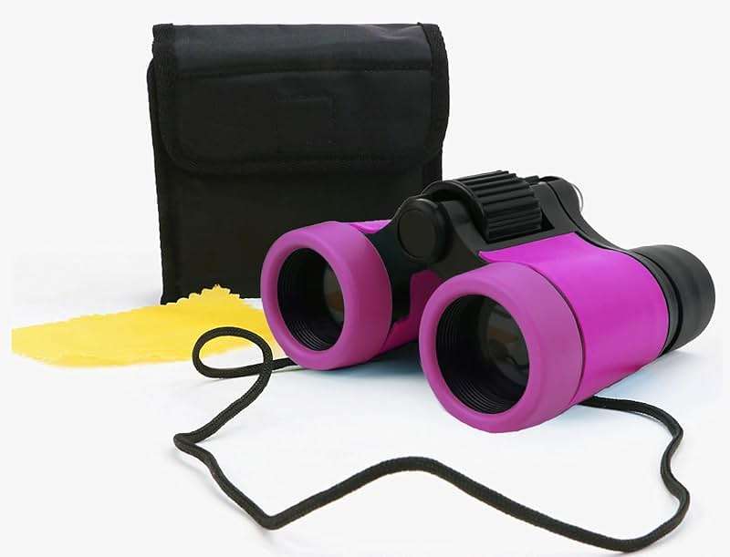 Scotamalone Kids Binoculars Shock Proof Toy Binoculars Set for Age 3-12 Years Old Boys Girls Bird Watching Educational Learning Hunting Hiking Birthday Presents - Image 1