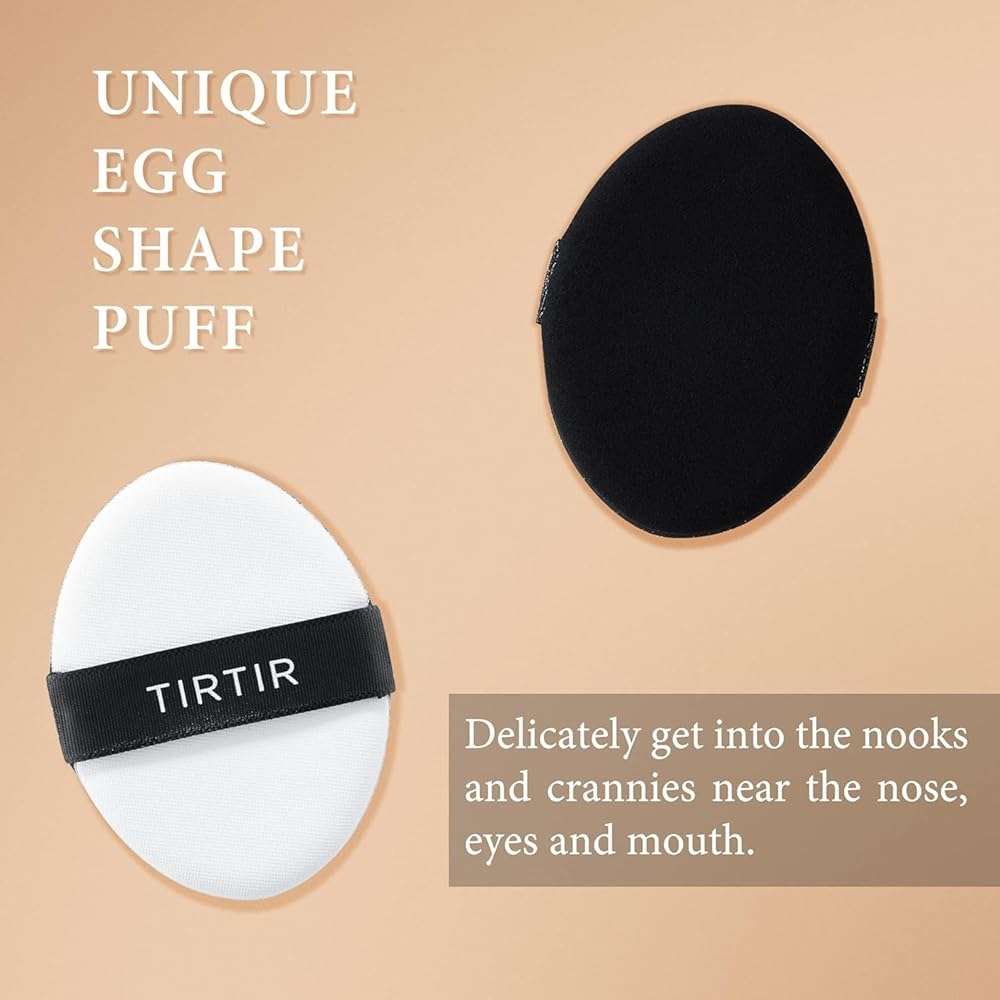 TIRTIR My Glow Cream Cushion | Natural Coverage, Hydrating, Dewy, Glow Finish, 24-Hours Long Lasting, Moisture barrier, Korean Cushion, Pack of 1 (0.63 oz.), #21N Ivory - Image 5