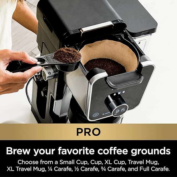 Ninja Specialty Drip Coffee Maker | DualBrew™ Pro Specialty Coffee Machine w/ Frother, Paper Filter | Brew with Pods & Grounds, K Cups Compatible | 4 Brew Styles, 13 Cup to Pot Sizes | Black, CFP301 - Image 2