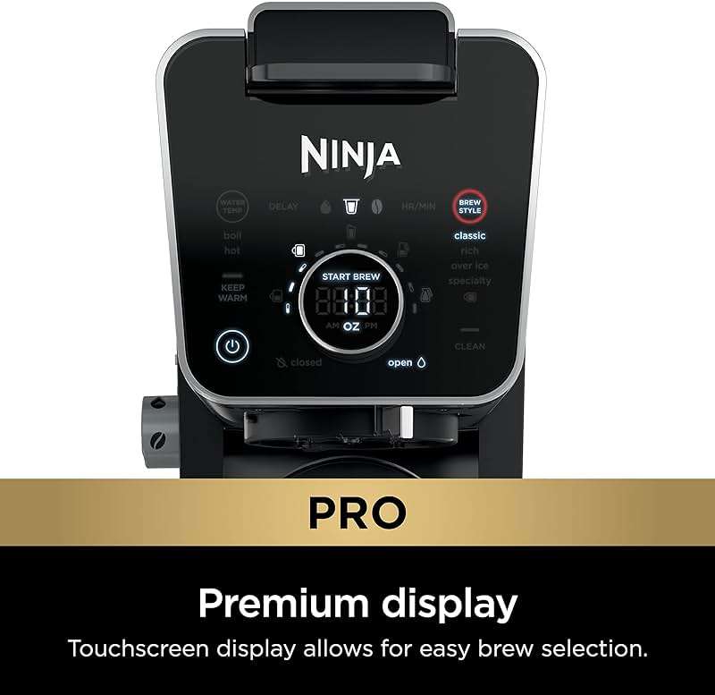 Ninja Specialty Drip Coffee Maker | DualBrew™ Pro Specialty Coffee Machine w/ Frother, Paper Filter | Brew with Pods & Grounds, K Cups Compatible | 4 Brew Styles, 13 Cup to Pot Sizes | Black, CFP301 - Image 8