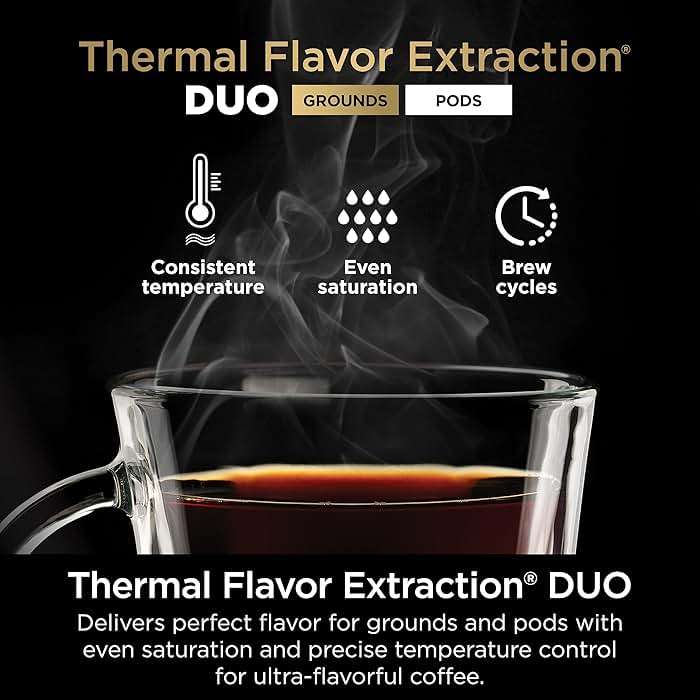 Ninja Specialty Drip Coffee Maker | DualBrew™ Pro Specialty Coffee Machine w/ Frother, Paper Filter | Brew with Pods & Grounds, K Cups Compatible | 4 Brew Styles, 13 Cup to Pot Sizes | Black, CFP301 - Image 9