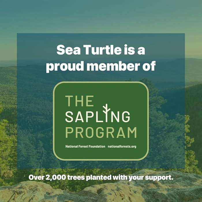 Sea Turtle Plant-Based Bristles, Bamboo Toothbrushes, Soft Natural Toothbrush for Adults (4 Pack) - Image 6