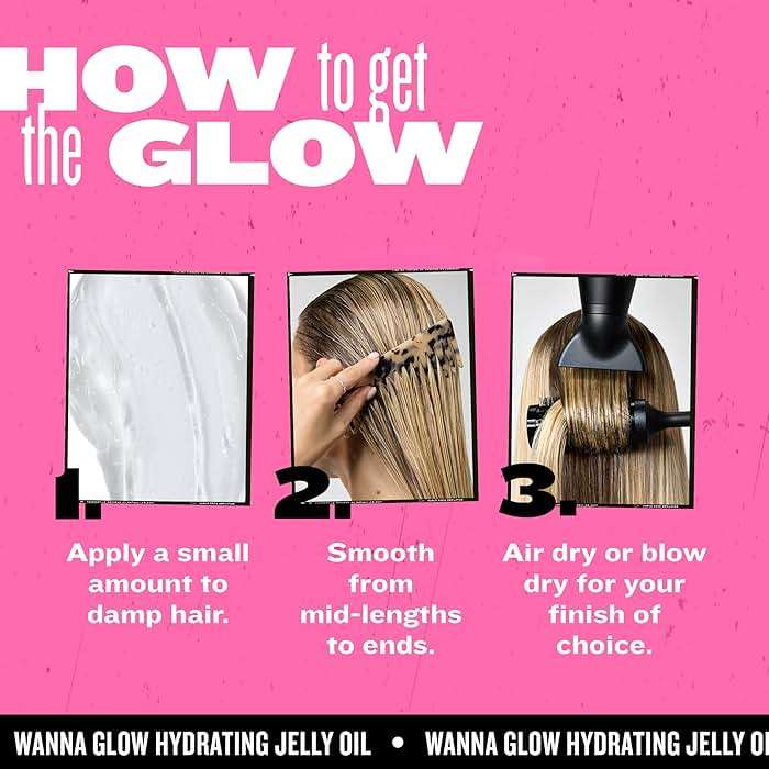 TIGI Bed Head by TIGI Wanna Glow Hydrating Jelly Oil for Shiny Smooth Hair 3.38 fl oz - Image 6
