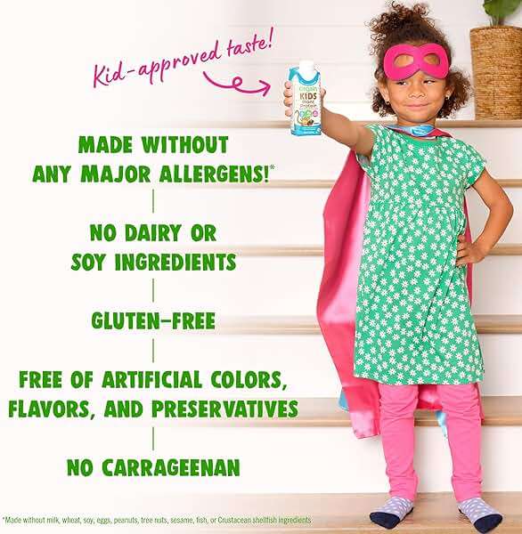 Orgain Organic Kids Nutritional Vegan Protein Shakes, Chocolate - Healthy Kids Snacks, 8g Plant Protein, 23 Vitamins & Minerals, 3g Fiber, No Dairy & Soy, Non-GMO, 8 Fl Oz, 12 Pack, Packaging May Vary - Image 5