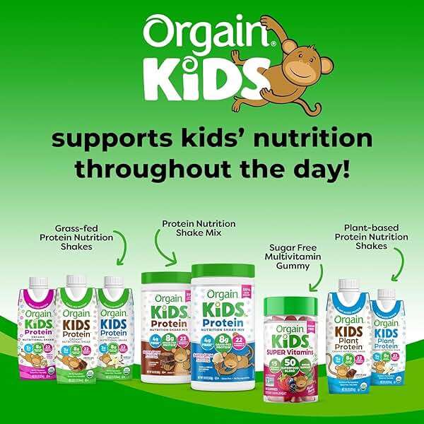 Orgain Organic Kids Nutritional Vegan Protein Shakes, Chocolate - Healthy Kids Snacks, 8g Plant Protein, 23 Vitamins & Minerals, 3g Fiber, No Dairy & Soy, Non-GMO, 8 Fl Oz, 12 Pack, Packaging May Vary - Image 6