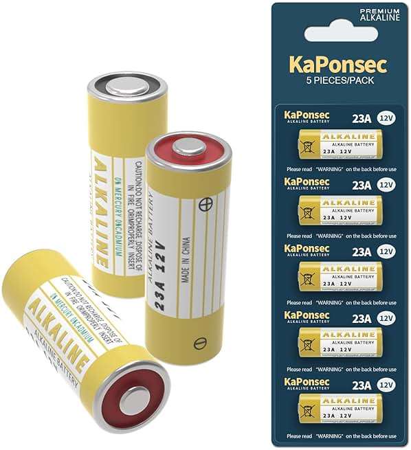 KaPonsec 5 Pack Alkaline L1028F 23A 12 Volt Batteries for Celling Fan and Remote - Image 1