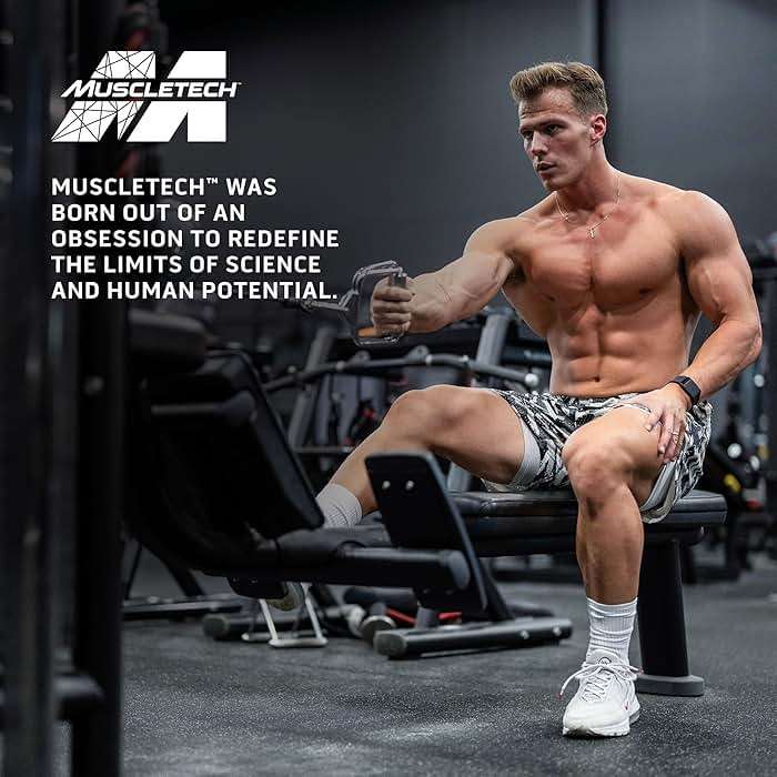 Muscletech Grass-Fed Whey Protein Powder (Deluxe Vanilla, 1.8 lb) - Smoothie & Milkshake Mix Supports Muscle Gain & Recovery - 20g Protein - Non-GMO & Gluten-Free - Image 5