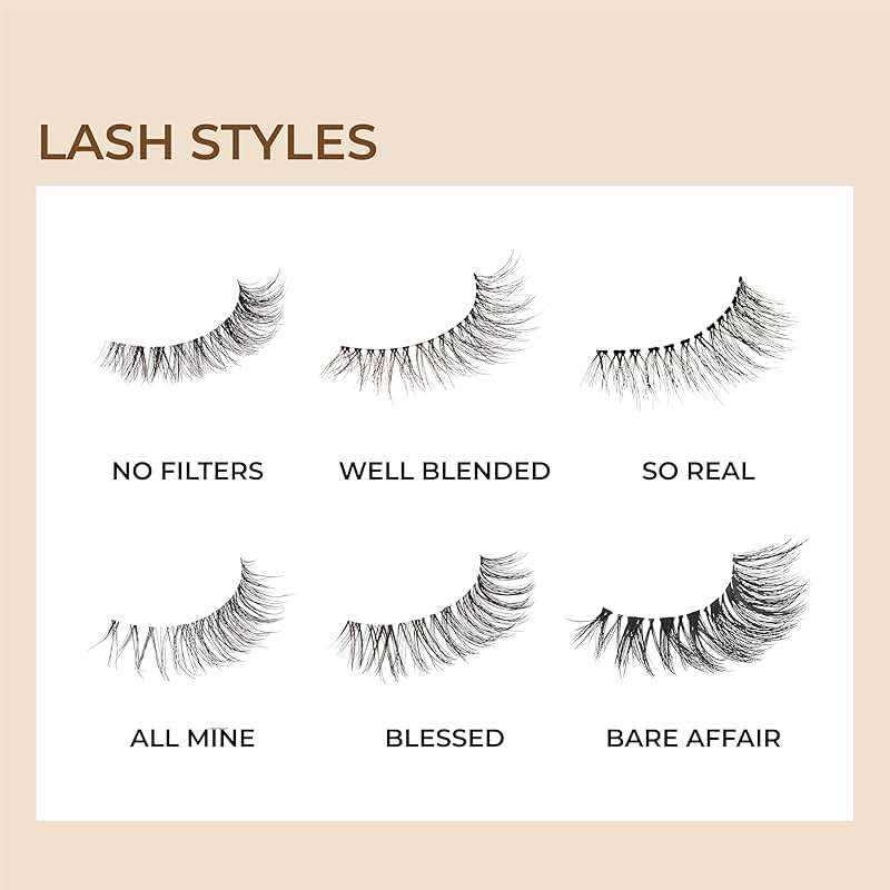 Kiss My Lash But Better, False Eyelashes, 'All Mine', 10mm, Includes 1 Pair Of Lash, Easy to Apply, Reusable Lash Clusters - Image 5
