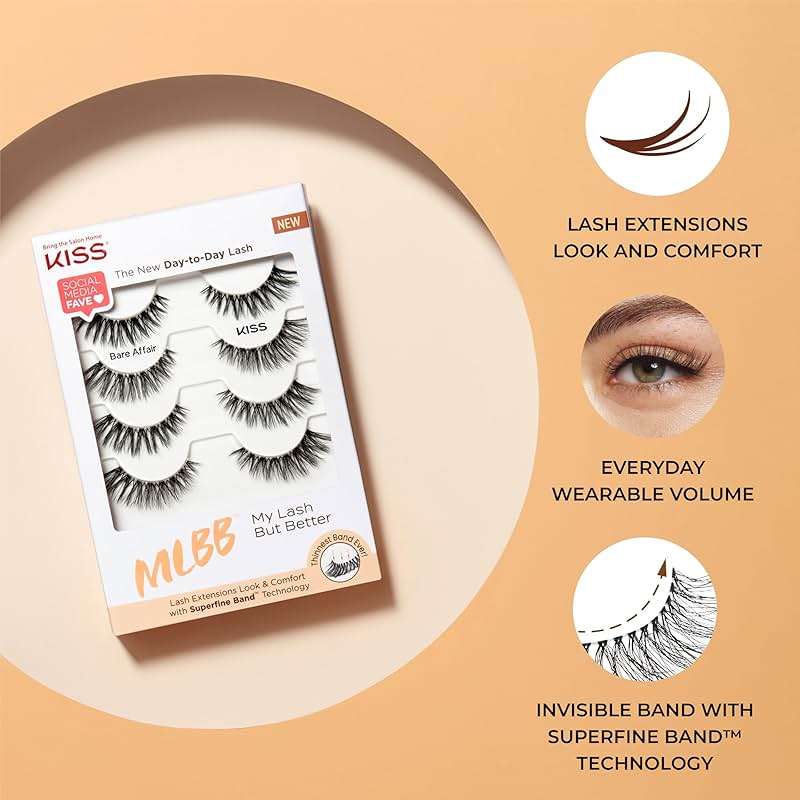 Kiss My Lash But Better, False Eyelashes, 'All Mine', 10mm, Includes 1 Pair Of Lash, Easy to Apply, Reusable Lash Clusters - Image 6