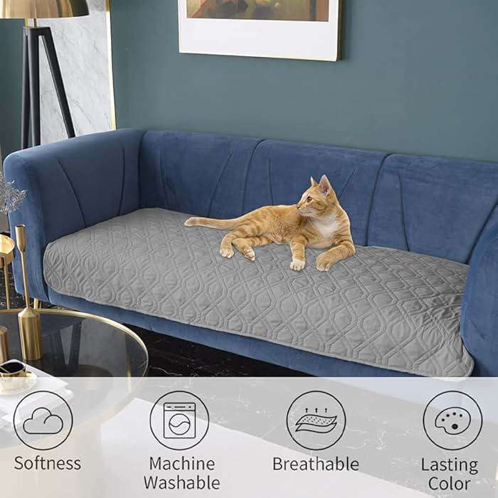 Ameritex Waterproof Dog Bed Cover Pet Blanket for Furniture Bed Couch Sofa Reversible - Image 2