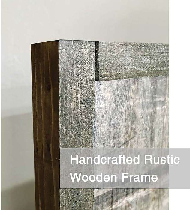 Foggy Forest Wooden Wall Art: Landscape Mountain Artwork Prints with Wooden Framed for Living Room (40”W x 20”H, Multi-Sized) - Image 2