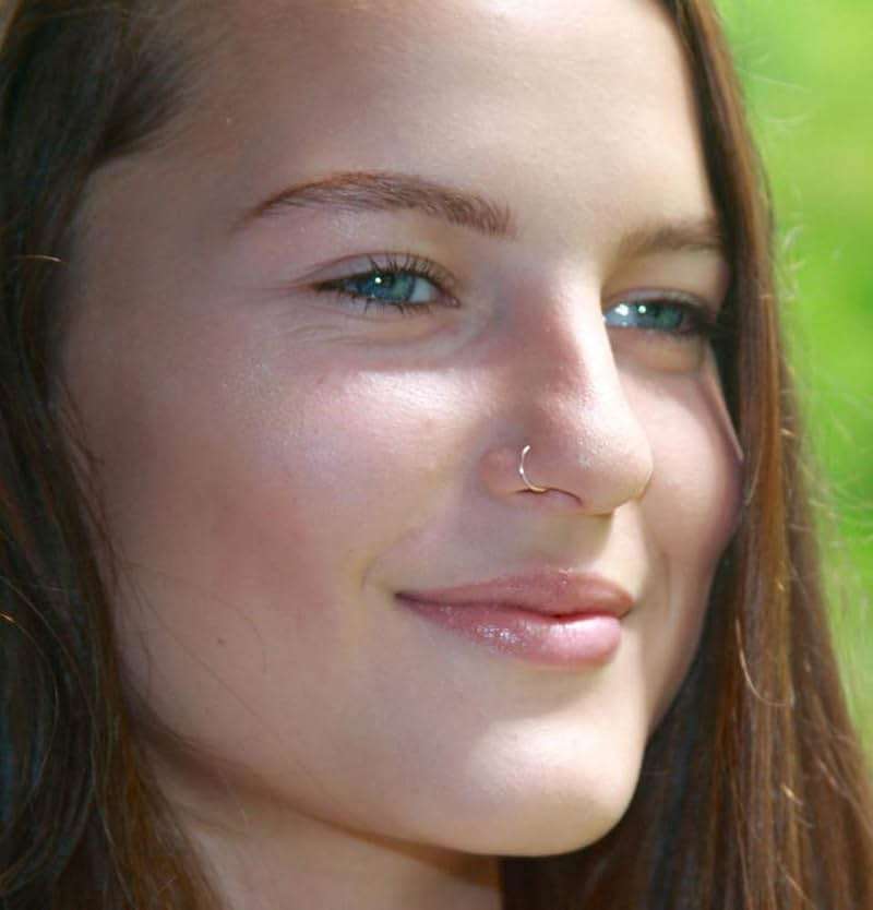 Earmark 20G 5Pcs Adjustable 8MM Fake Nose Rings Hoop in High Polished Surgical Steel | Diameter 8MM | Color Gold - Silver - Black - Rainbow - Image 5