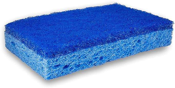 Amazon Basics Non-Scratch Dual-Sided Sponges for Nonstick Pots and Pans, Dish Scrubber, All-Purpose, 6-Pack, Packaging May Vary - Image 4