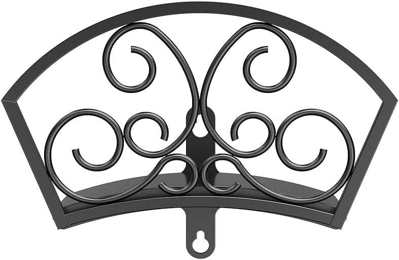 GOFORWILD Garden Hose Holder, Decorative Hose Butler Sturdy Water Hose Rack, Durable Wall Hose Hanger, Holds 125-Feet of 5/8-Inch Hose, Hose Reel, Made of Gauge Steel, 7019 - Image 6