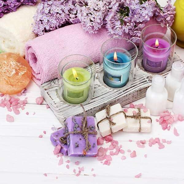 20 Packs Scented Aromatherapy Candle with 10 Fragrances, 1.8 Oz Soy Votive Candle for Home Decoration, Candle Gifts Baskets for Christmas Thanksgiving Anniversary - Image 2