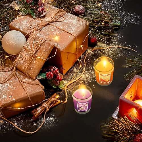 20 Packs Scented Aromatherapy Candle with 10 Fragrances, 1.8 Oz Soy Votive Candle for Home Decoration, Candle Gifts Baskets for Christmas Thanksgiving Anniversary - Image 3