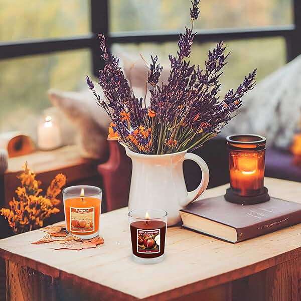 20 Packs Scented Aromatherapy Candle with 10 Fragrances, 1.8 Oz Soy Votive Candle for Home Decoration, Candle Gifts Baskets for Christmas Thanksgiving Anniversary - Image 5