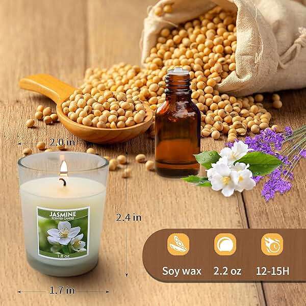 20 Packs Scented Aromatherapy Candle with 10 Fragrances, 1.8 Oz Soy Votive Candle for Home Decoration, Candle Gifts Baskets for Christmas Thanksgiving Anniversary - Image 7