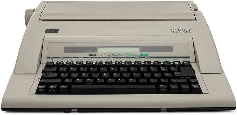 Nakajima WPT-160 Electronic Portable Typewriter with Correct Film Ribbon (2 Items) - Image 4