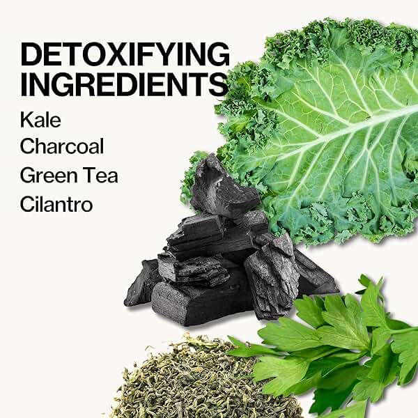 Pacifica Super Green Detox Sheet Mask – Charcoal, Kale & Clay Pore Cleansing Mask for Oily, Blemish-Prone Skin, Deep Detox Facial Mask, Vegan - Image 4