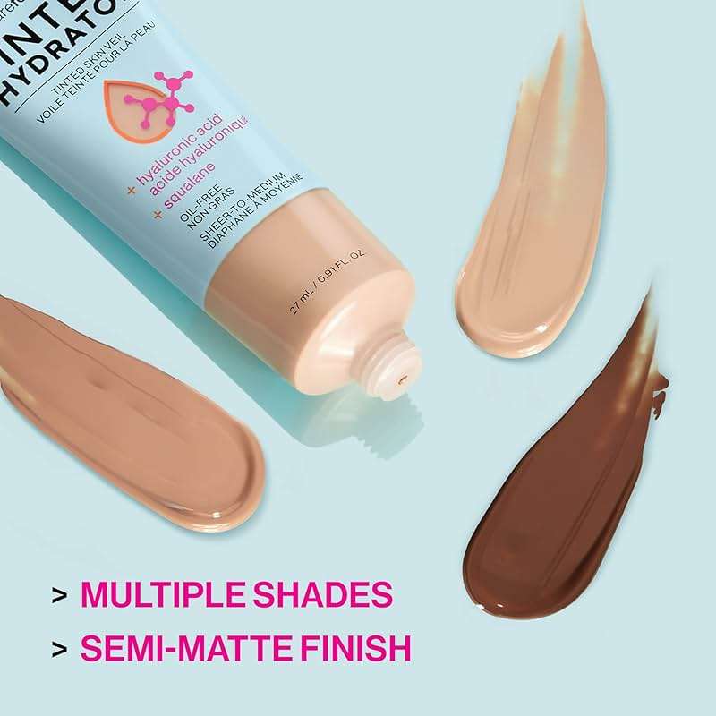 wet n wild Bare Focus Tinted Hydrator Tinted Skin Veil, Lightweight Buildable Coverage with Hyaluronic Acid & Vegan Squalane, Sheer-to-Medium Coverage, Semi-Matte Finish, Cruelty-Free - Light Medium - Image 4