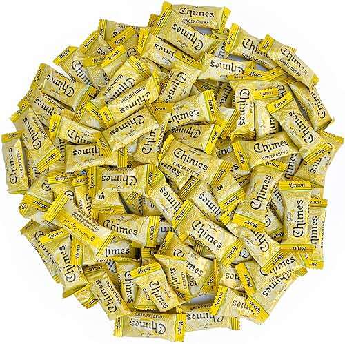Chimes Meyer Lemon Ginger Chews Candy, 1-Pound Bag - Image 1
