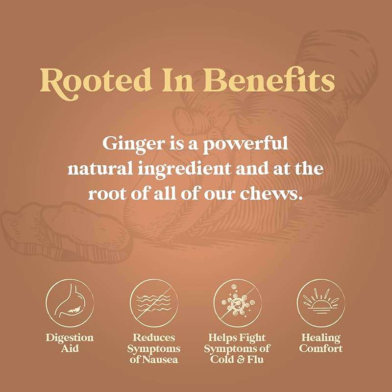Chimes Meyer Lemon Ginger Chews Candy, 1-Pound Bag - Image 6