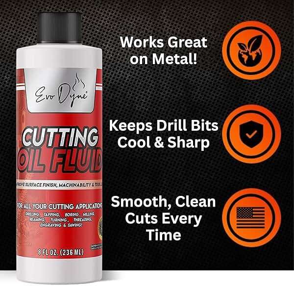 Cutting Oil, Cutting Fluid 8-OZ, Made in The USA | Cutting Oil for Drilling, Tapping, Milling | Professional Grade Fluid - Safe on Metal & Glass by Evo Dyne - Image 4