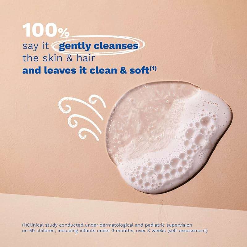 Mustela Gentle Cleansing Gel - Baby Wash for Delicate Skin and Hair - Newborn-Safe Cleanser - Made with with Natural Avocado Perseose - 1 or 2-Pack - Various Sizes - Image 3