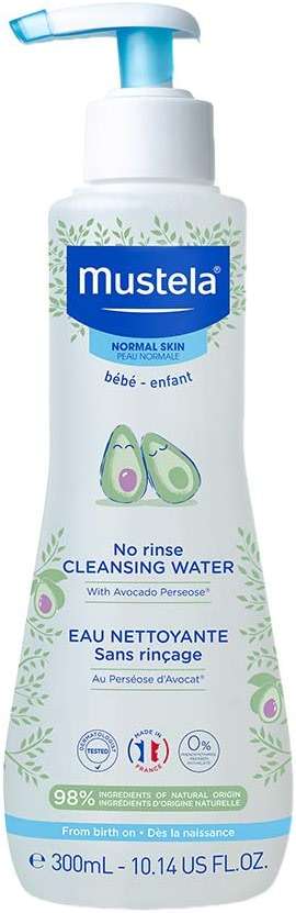 Mustela No-Rinse Micellar Cleansing Water for Babies - Made with Natural Avocado Perseose & Aloe Vera - Safely Cleans Baby's Face, Hands & Diaper Area - 1 or 2-Pack - Various Sizes - Image 1