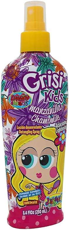 Ricitos Kids Chamomile Hair Lotion Leave-In Detangler, Natural Lightening Spray for Girls, Gentle Paraben-Free Formula for Easy Brushing, Knot-Free Hair, Soft Texture and Shine, 8.4 Fl Oz, Pack of 3 - Image 2