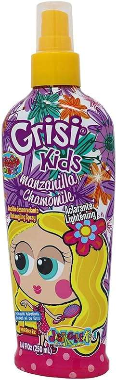 Ricitos Kids Chamomile Hair Lotion Leave-In Detangler, Natural Lightening Spray for Girls, Gentle Paraben-Free Formula for Easy Brushing, Knot-Free Hair, Soft Texture and Shine, 8.4 Fl Oz, Pack of 3 - Image 3