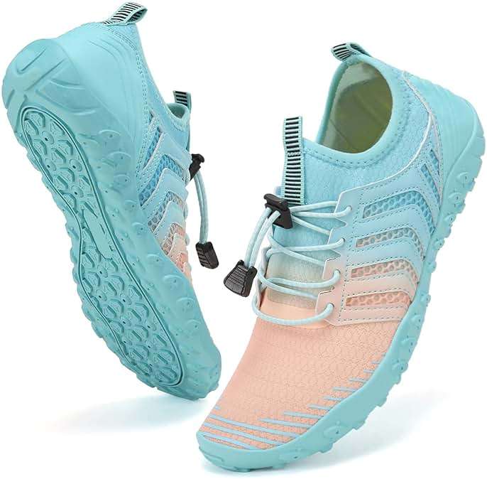 WateLves Water Shoes Mens Womens Barefoot Beach Swim Shoes Quick-Dry Aqua Socks Pool Shoes for Surf Yoga Water Aerobics - Image 1