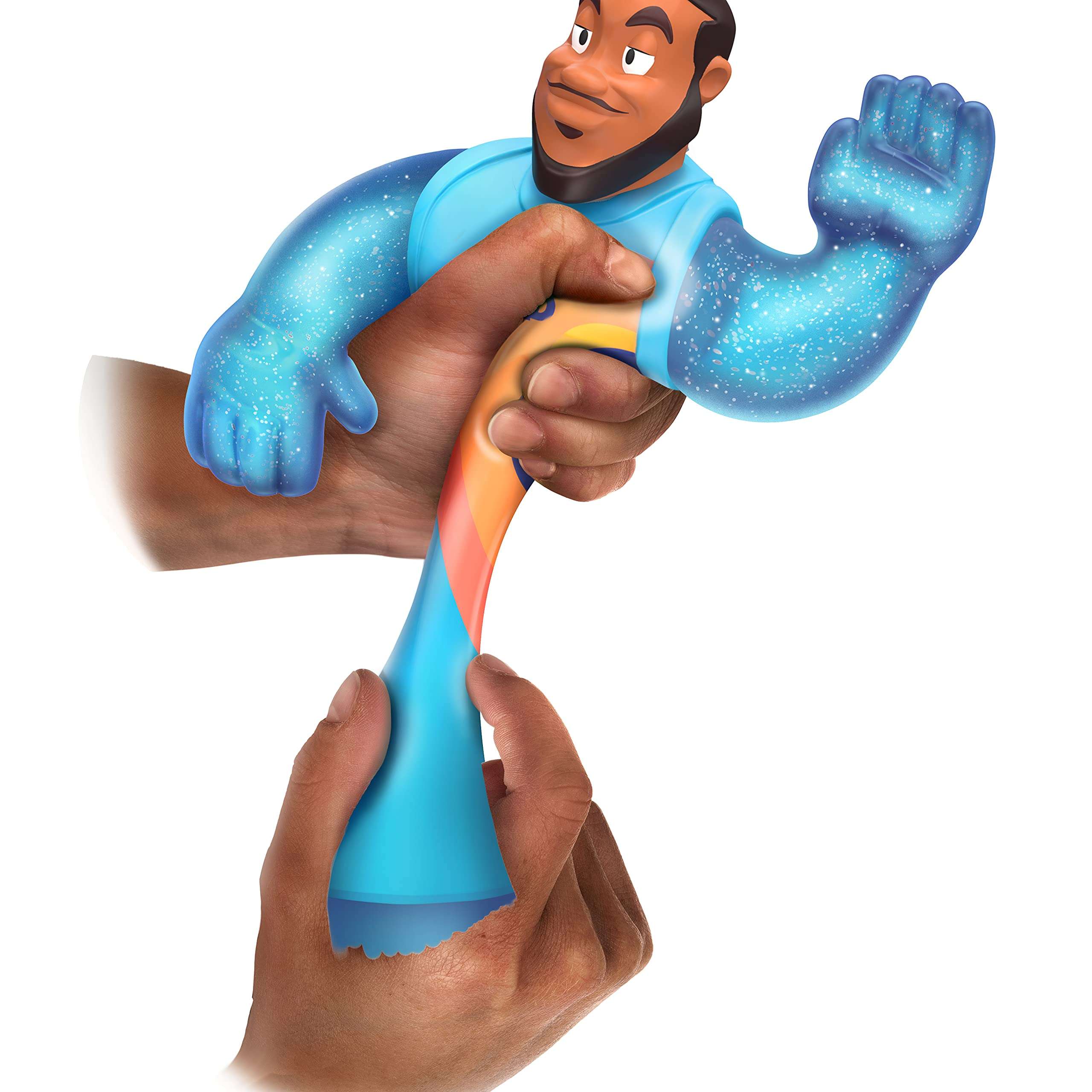 Heroes of Goo JIT Zu – Space Jam: A New Legacy - 5" Stretchy Goo Filled Action Figure - Lebron James (Power Up) - Image 4