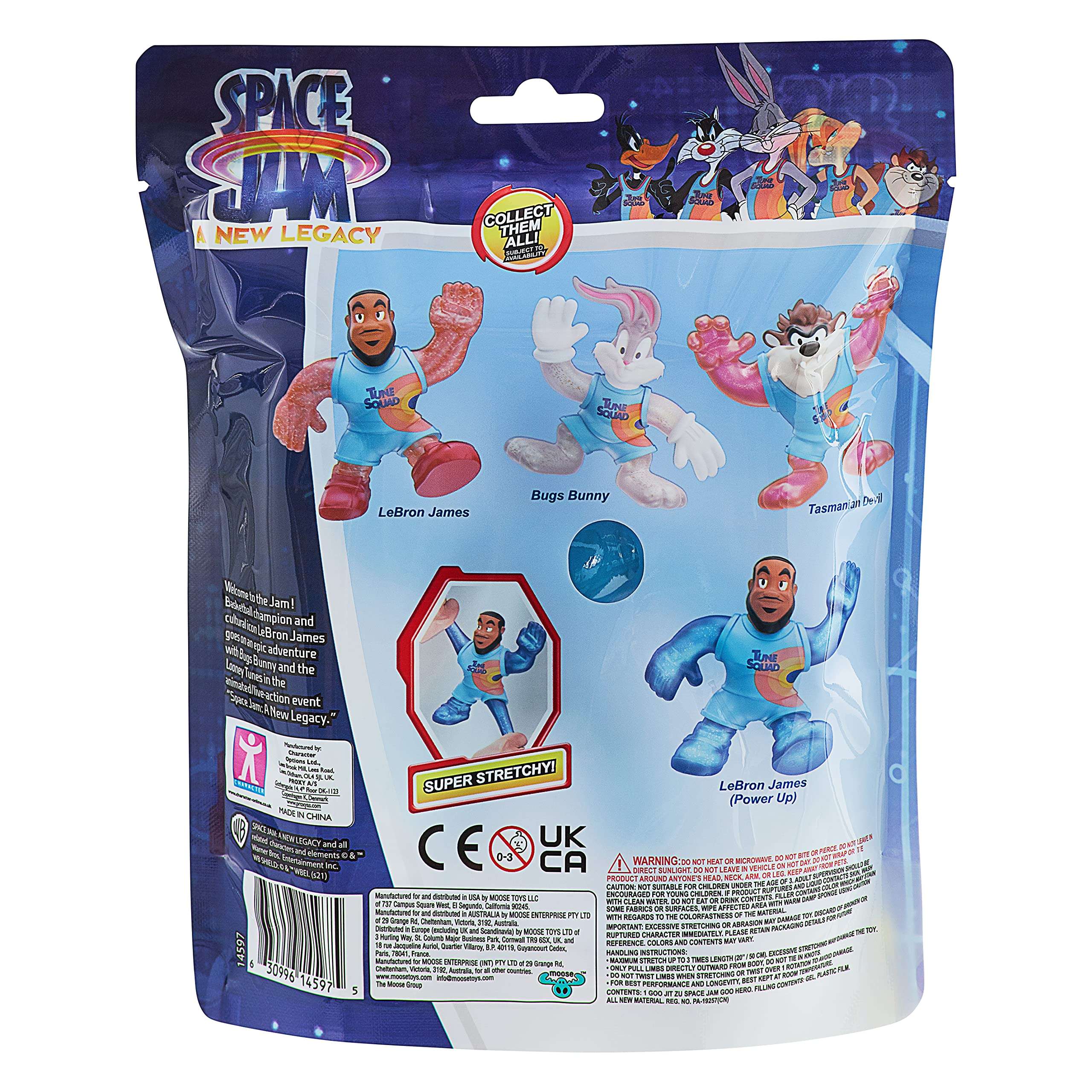 Heroes of Goo JIT Zu – Space Jam: A New Legacy - 5" Stretchy Goo Filled Action Figure - Lebron James (Power Up) - Image 7