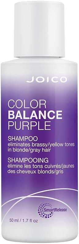 Joico Color Balance Purple Shampoo | For Cool Blonde or Gray Hair | Eliminate Brassy Yellow Tones | Boost Color Vibrancy & Shine | UV Protection | With Rosehip Oil & Green Tea Extract - Image 1