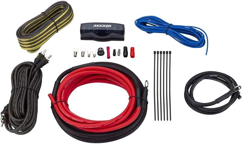 Kicker 47VK8 VK8 8AWG Complete Amplifier Wiring Kit w/2CH Interconnects - Image 1