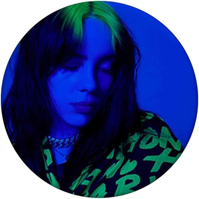 Official Billie EIlish Downward Glance Photo PopSockets Standard PopGrip - Image 3