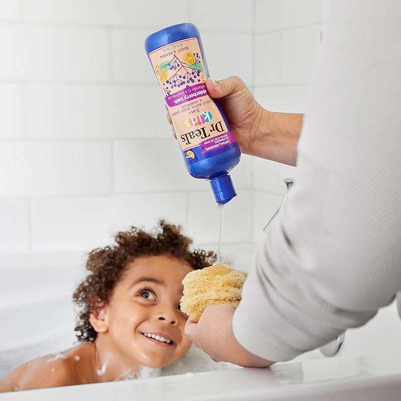 Dr Teal's Kids 3-in-1 Elderberry Bath: Bubble Bath, Body Wash & Shampoo, 20 fl oz - Image 7
