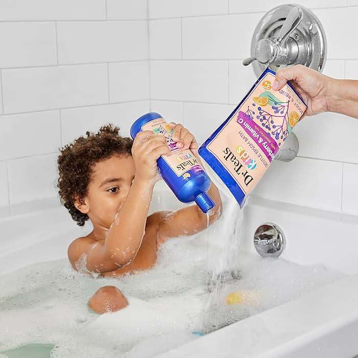 Dr Teal's Kids 3-in-1 Elderberry Bath: Bubble Bath, Body Wash & Shampoo, 20 fl oz - Image 9