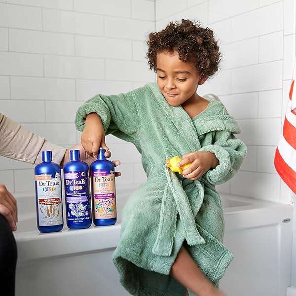 Dr Teal's Kids 3-in-1 Elderberry Bath: Bubble Bath, Body Wash & Shampoo, 20 fl oz - Image 10