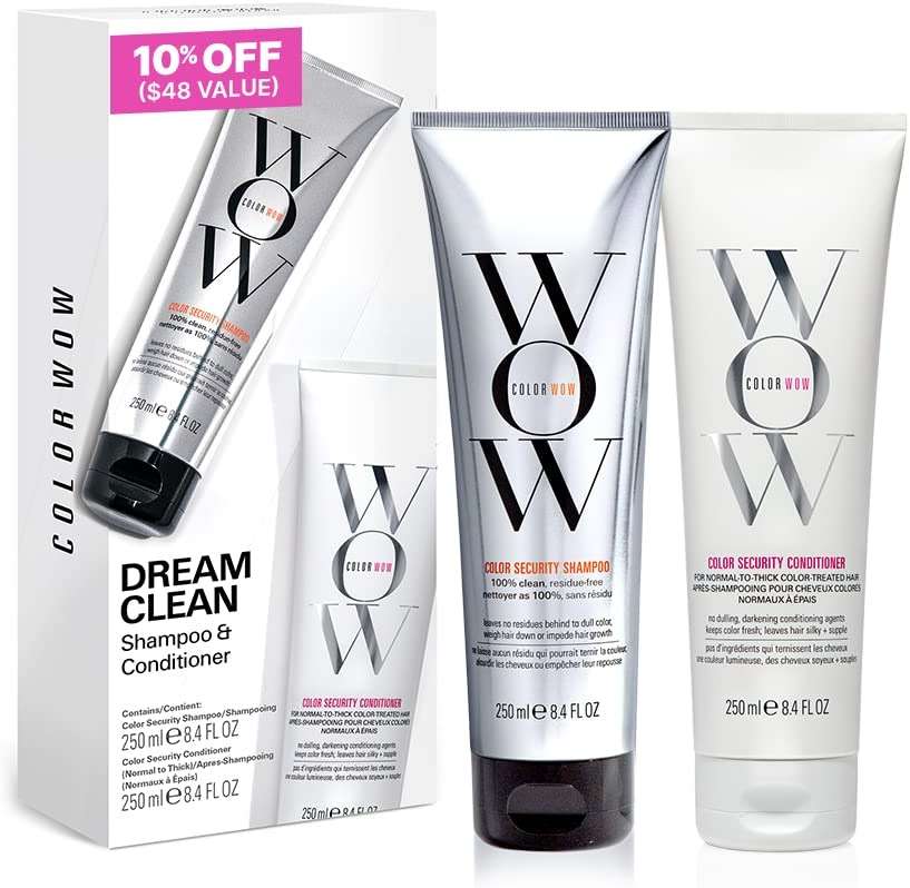 COLOR WOW Dream Clean Duo - 100% clean, sulfate-free COLOR SECURITY SHAMPOO and weightless COLOR SECURITY CONDITIONER| Achieve Super Glossy, Hydrated Hair - Image 3