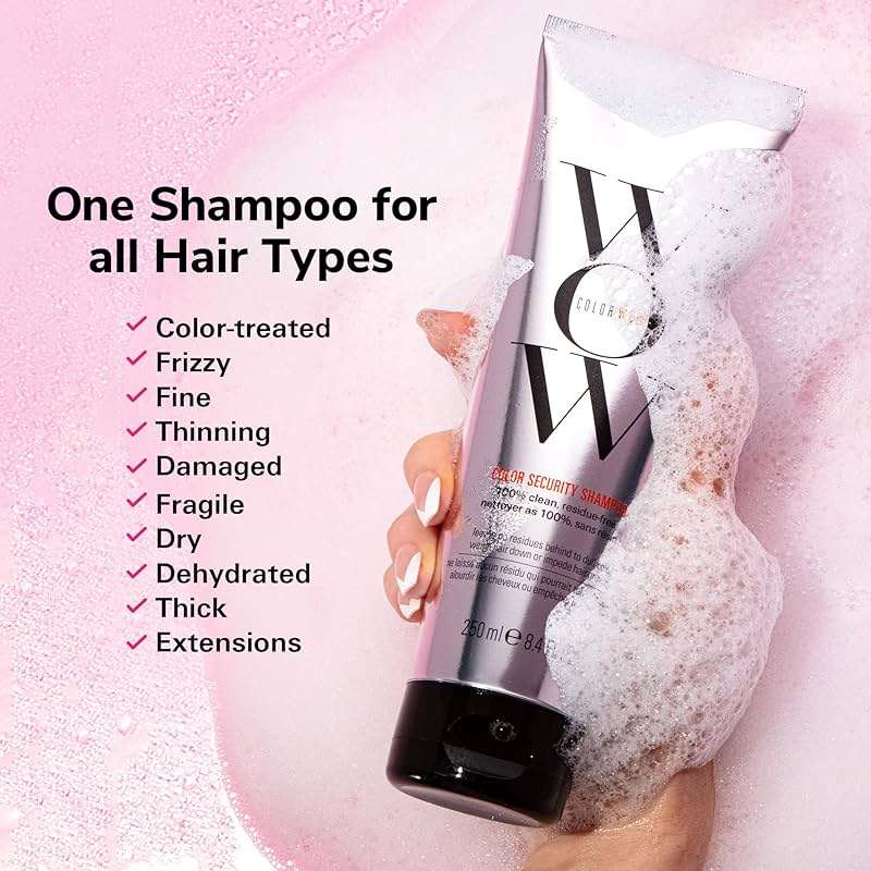 COLOR WOW Dream Clean Duo - 100% clean, sulfate-free COLOR SECURITY SHAMPOO and weightless COLOR SECURITY CONDITIONER| Achieve Super Glossy, Hydrated Hair - Image 4